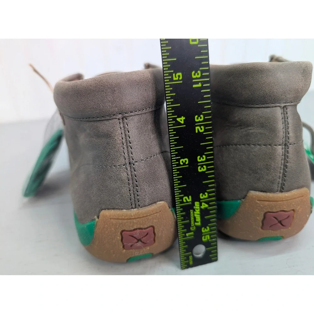 Twisted X Chukka Driving Moc Mens 11M Taupe/Green The 4H Collection MDM0102 New